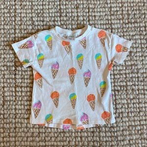 Zara ice cream t-shirt in 12-18 month